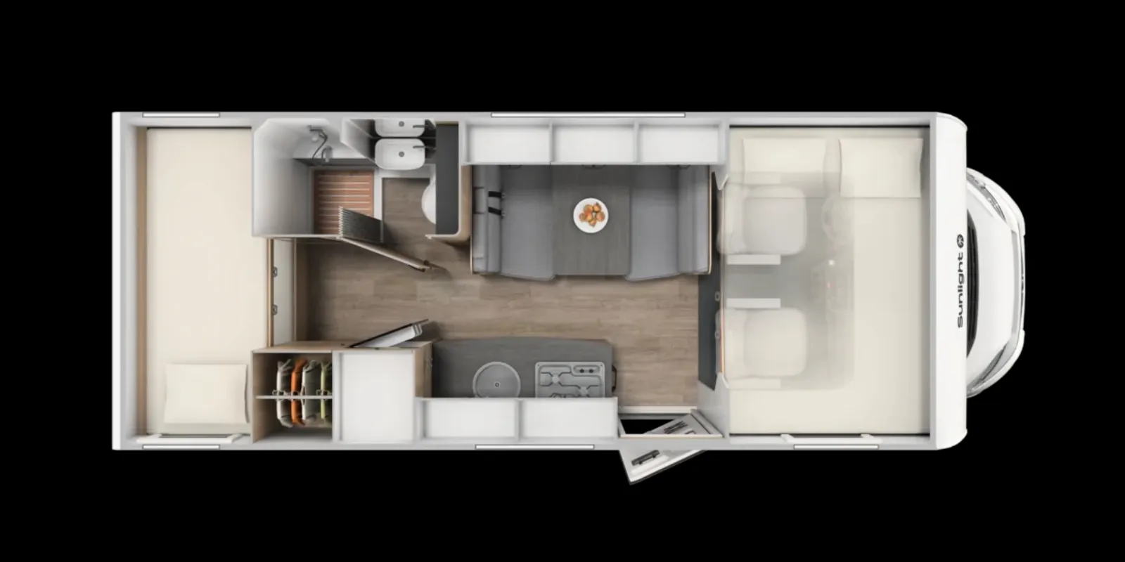 SunLight A68 Automaat plattegrond