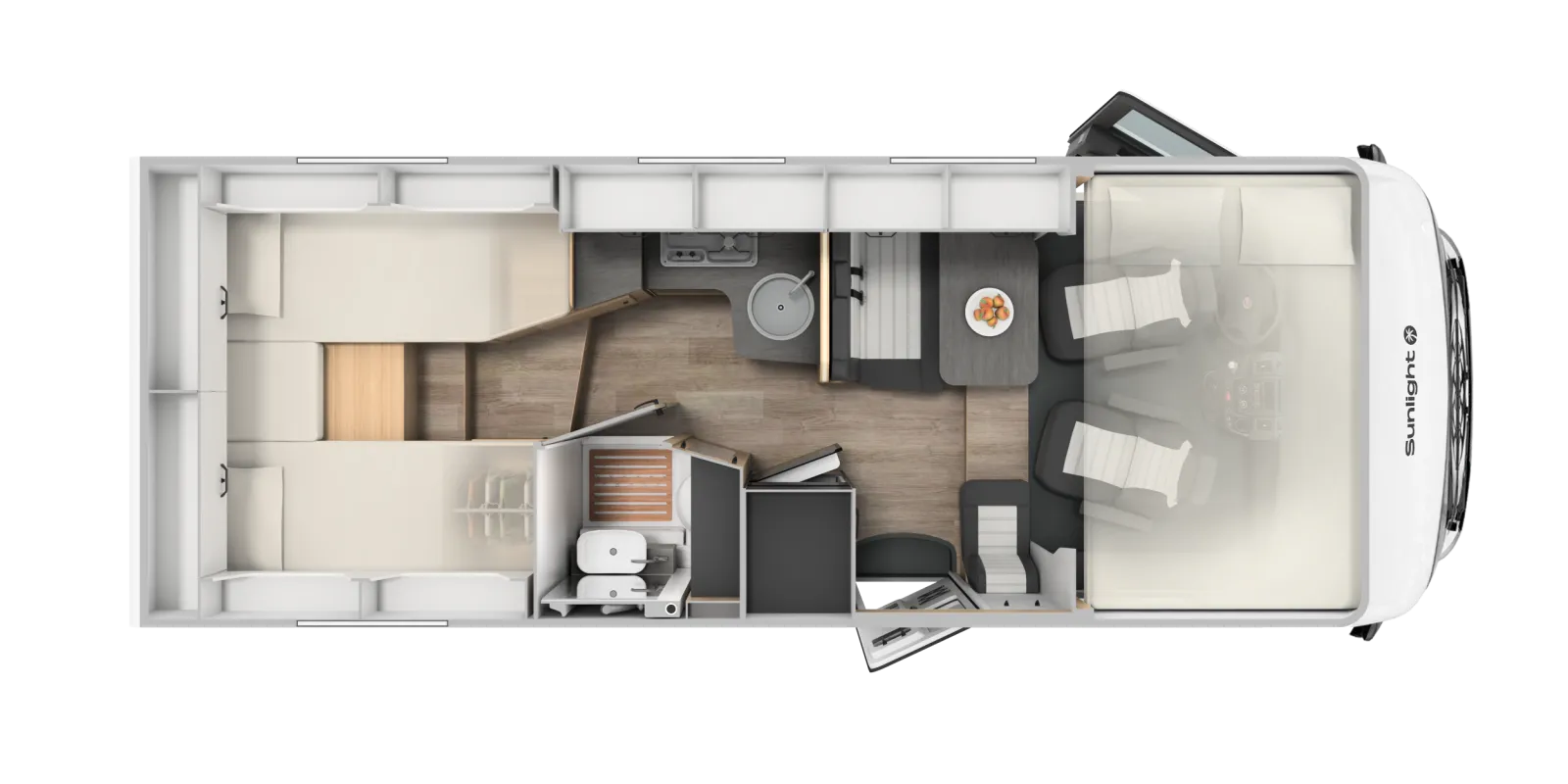 SunLight I67S plattegrond