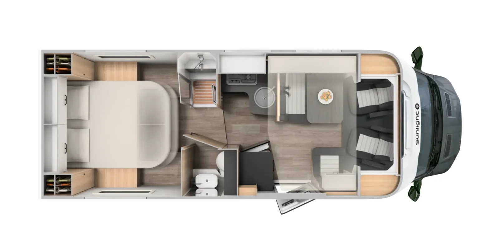 SunLight T690L Automaat plattegrond